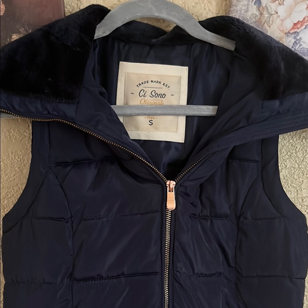 Ci Sono Blue Vest for Stylish Layering